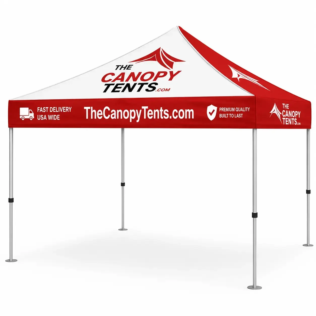 10ft Event Tent — Canopy Graphic + Frame (TCT-001)